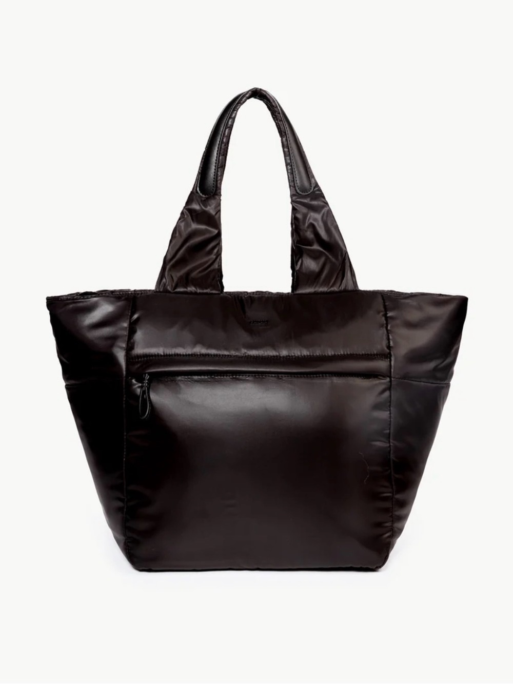 The Cumulus bag by Caraa, Shiny Black Tote Bag - Lightweight Everyday Carry